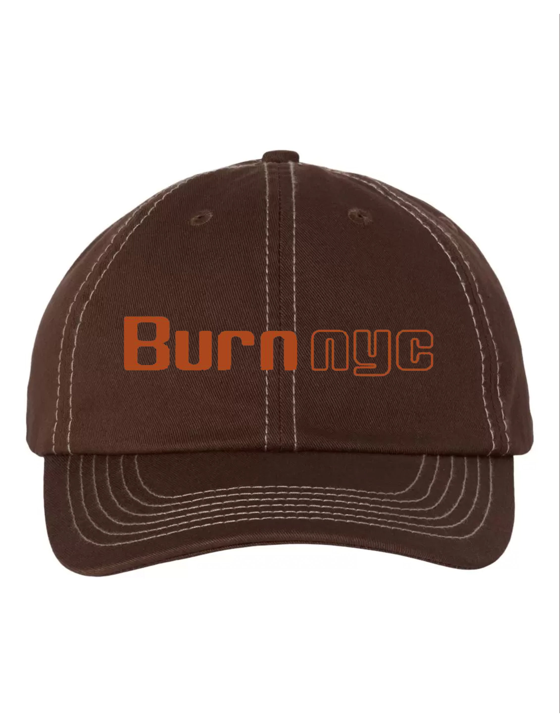 Stitched Cap Brown/Orange